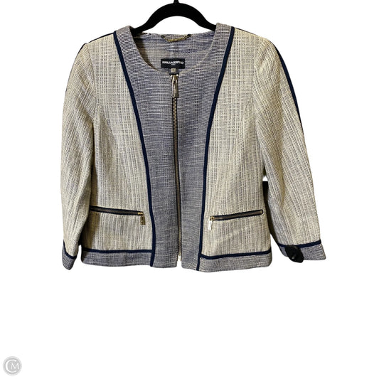 Blazer Designer By Karl Lagerfeld In Multi-colored, Size: 8