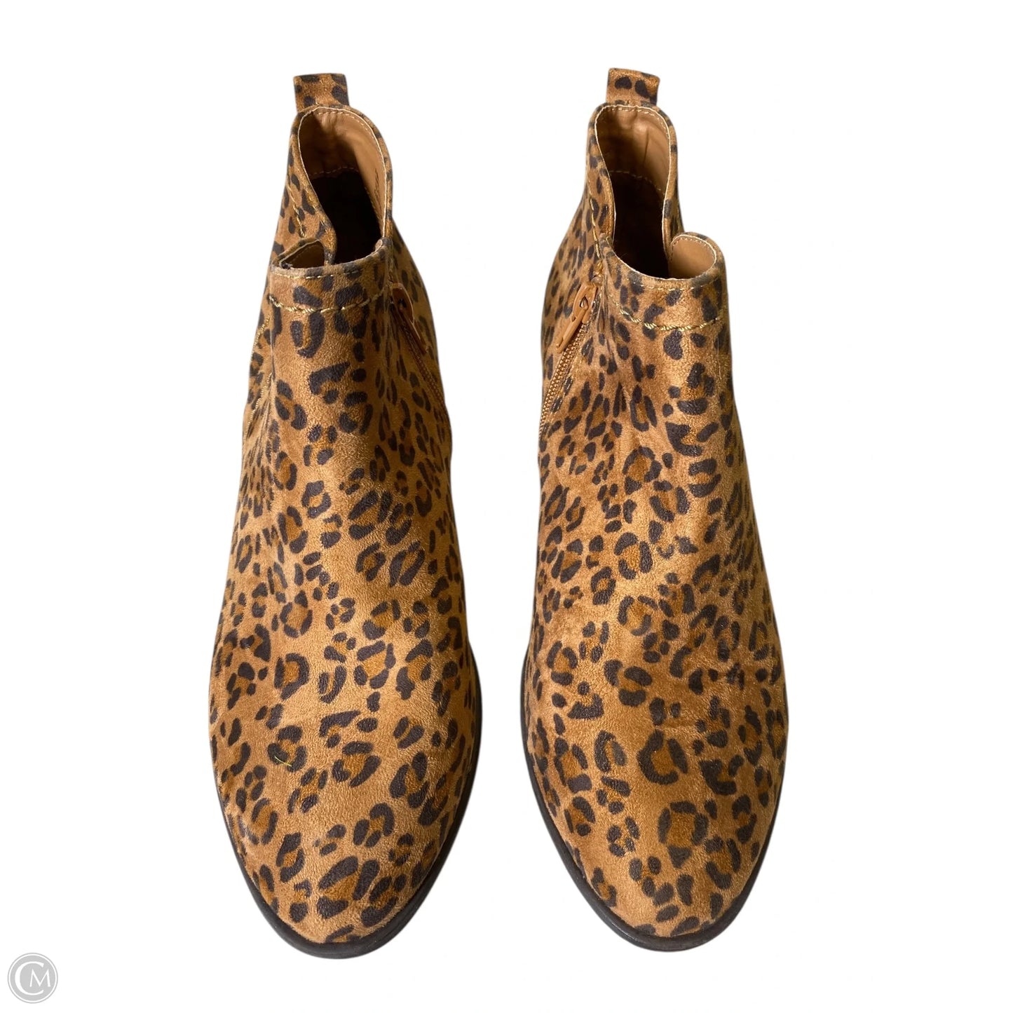 Boots Ankle Flats By Mia In Animal Print, Size: 8.5
