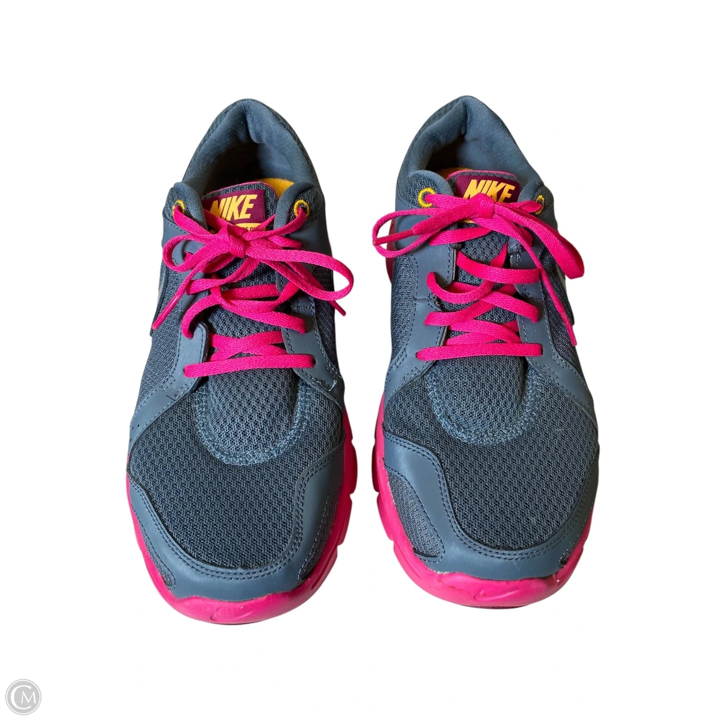 Shoes Athletic By Nike In Grey & Pink, Size: 9.5