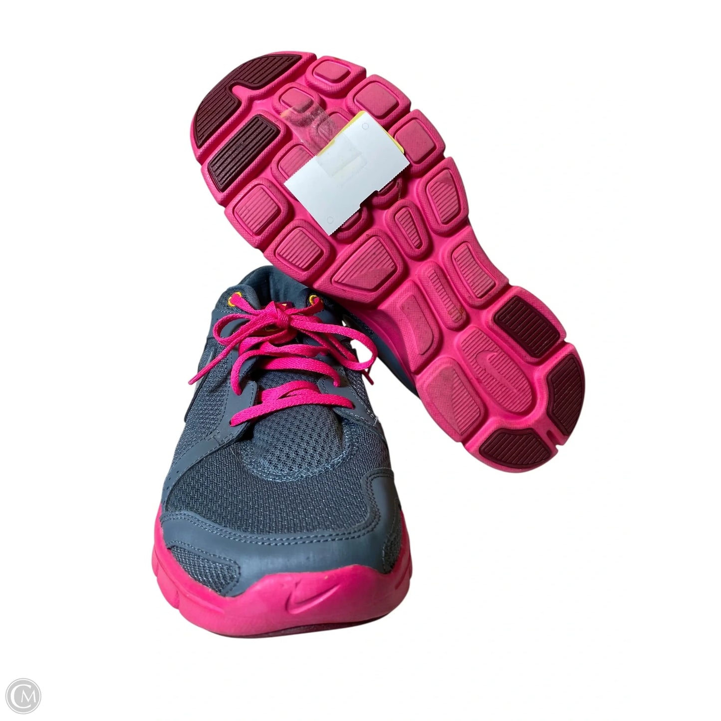 Shoes Athletic By Nike In Grey & Pink, Size: 9.5