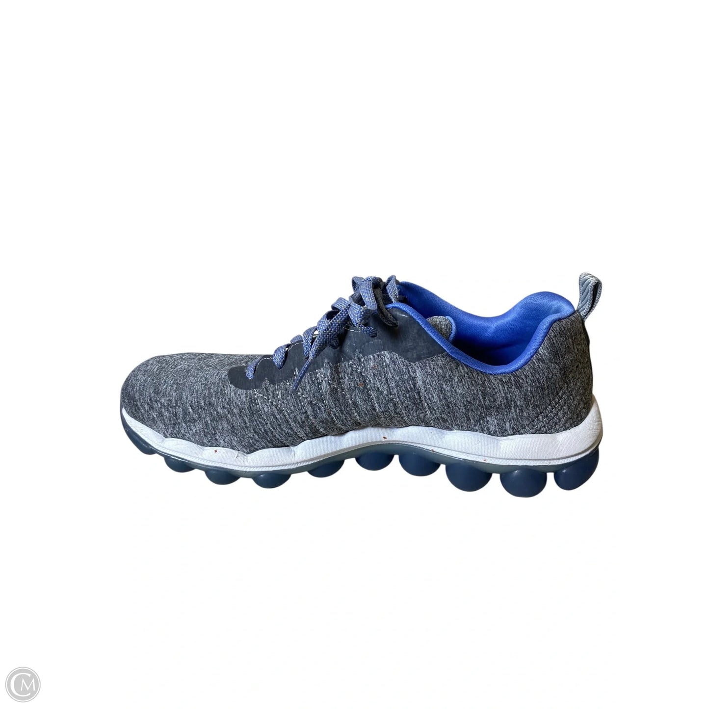 Shoes Flats By Skechers In Blue & Grey, Size: 7.5