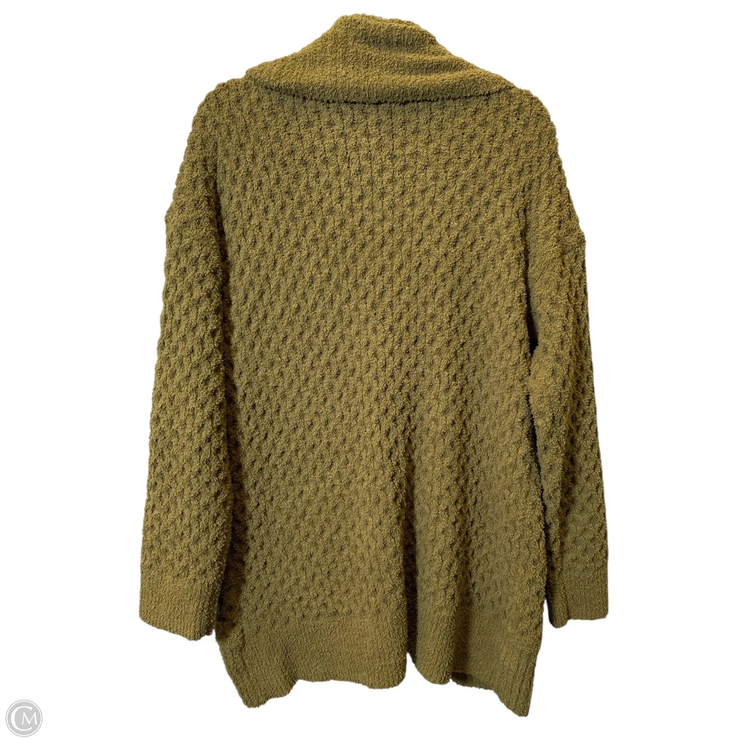 Sweater Cardigan By New In In Olive, Size: L