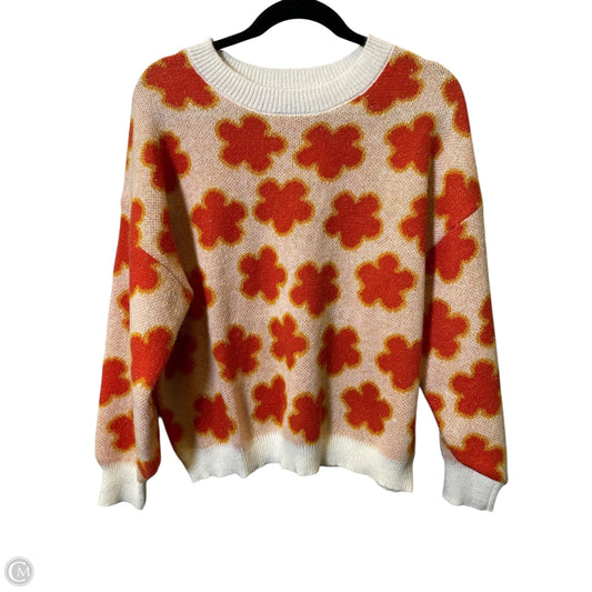 Sweater By Peach Love Cream California In Multi-colored, Size: S