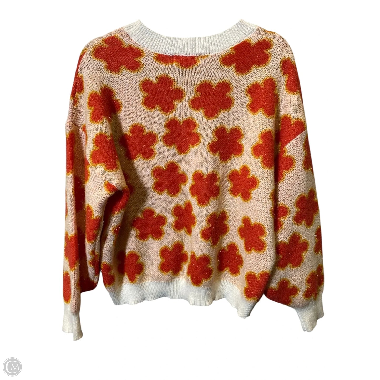 Sweater By Peach Love Cream California In Multi-colored, Size: S