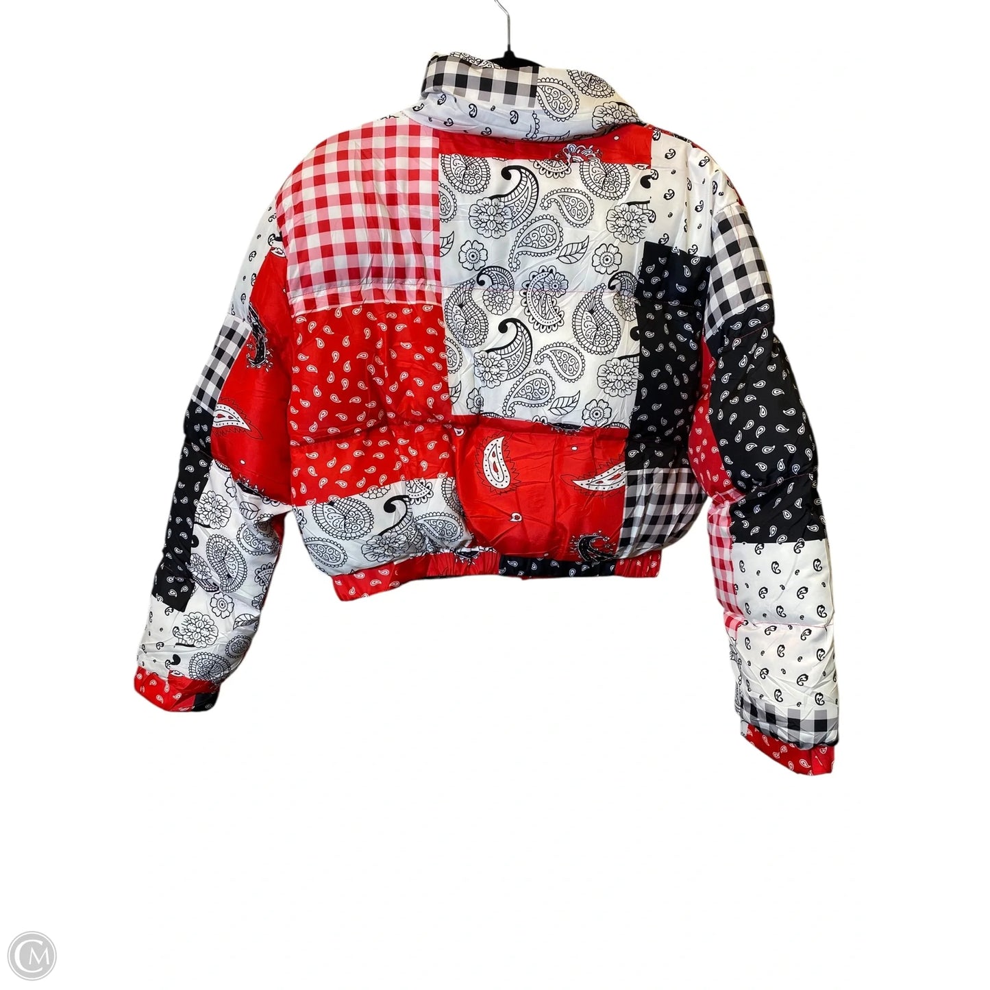 Jacket Puffer & Quilted By Clothes Mentor In Multi-colored, Size: M