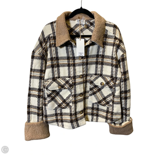 Jacket Other By New In In Brown & Cream, Size: M