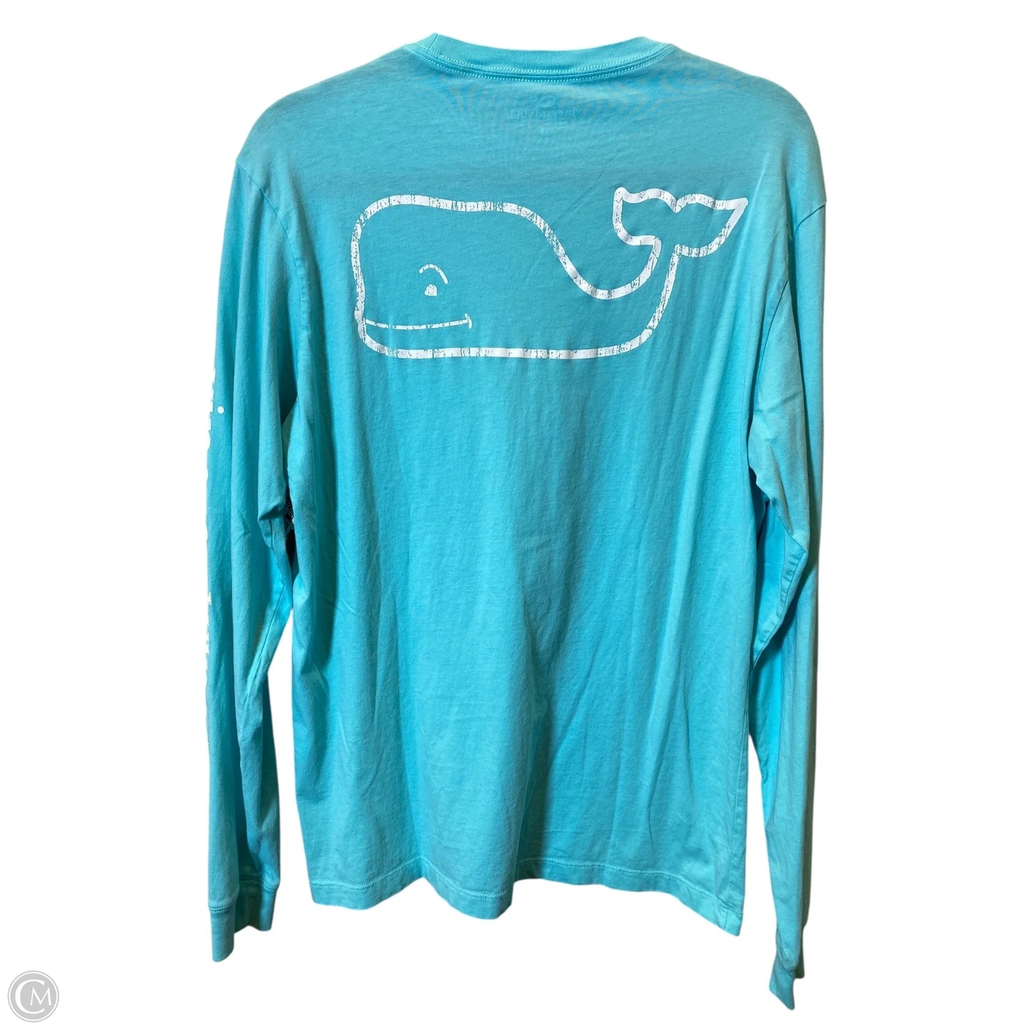 Top Long Sleeve By Vineyard Vines In Teal, Size: S