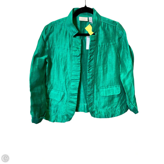 Blazer By Chicos In Green, Size: M
