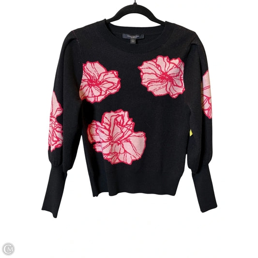 Sweater By Marc New York In Black & Pink, Size: S