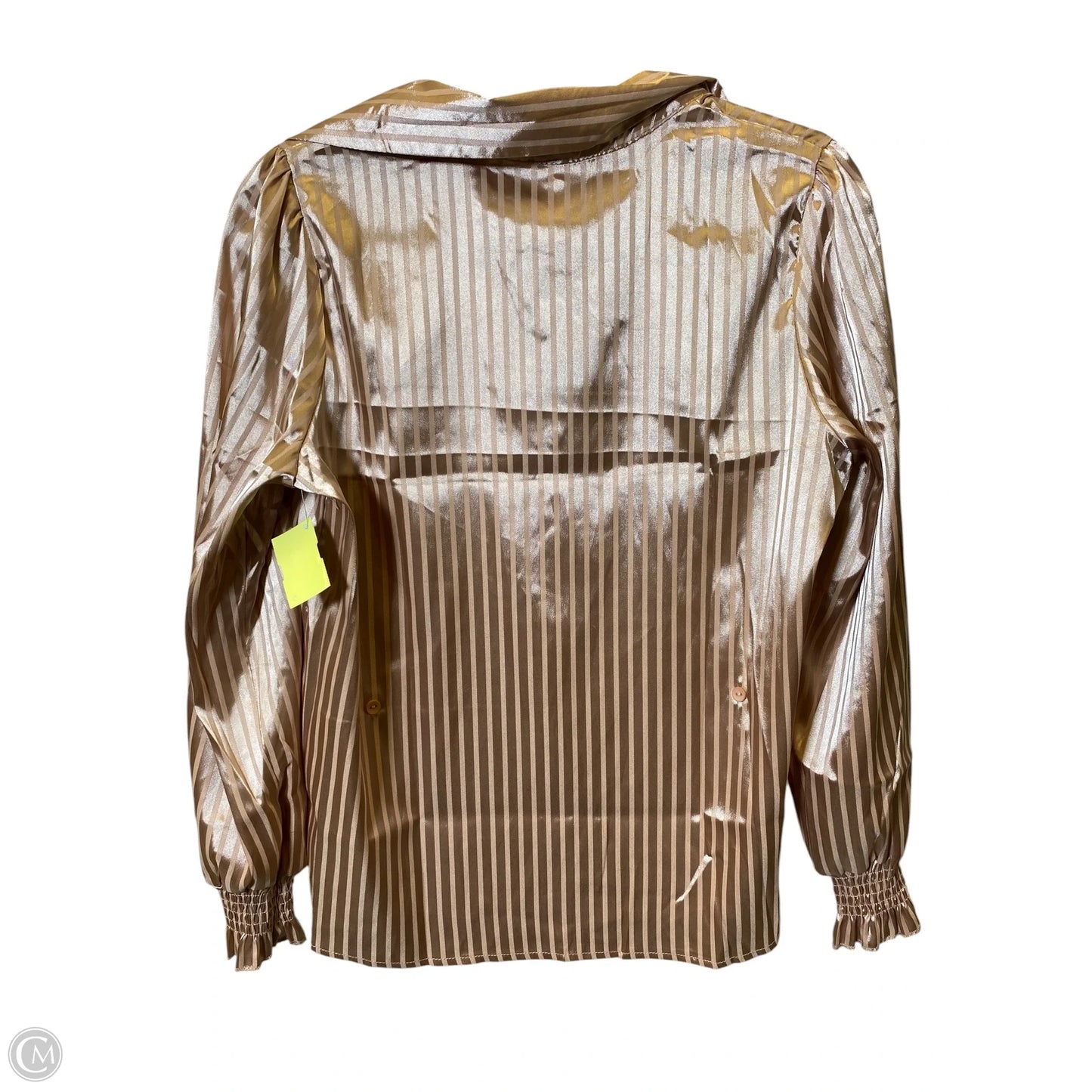 Blouse Long Sleeve By Clothes Mentor In Pink, Size: S