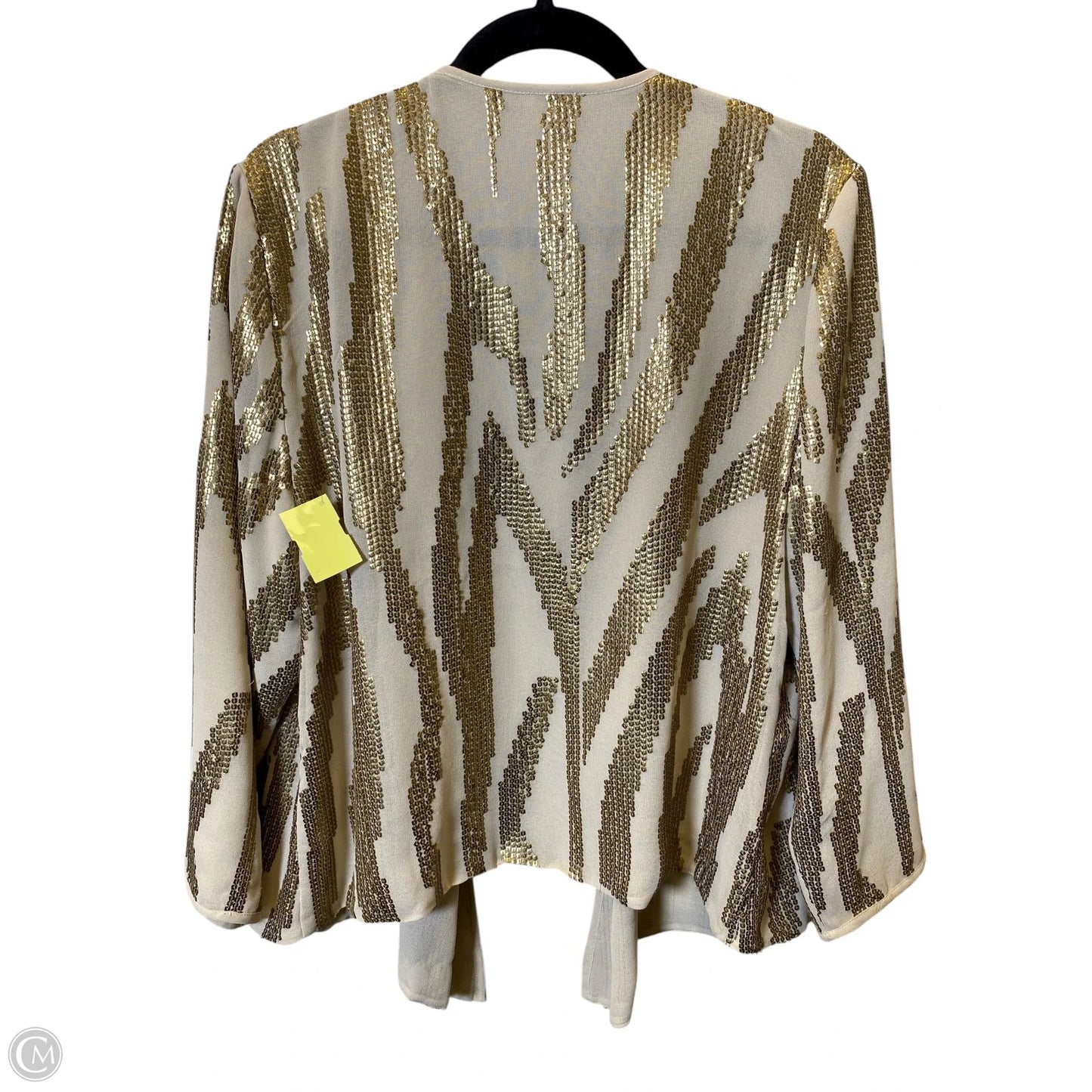 Cardigan By Chicos In Gold, Size: L