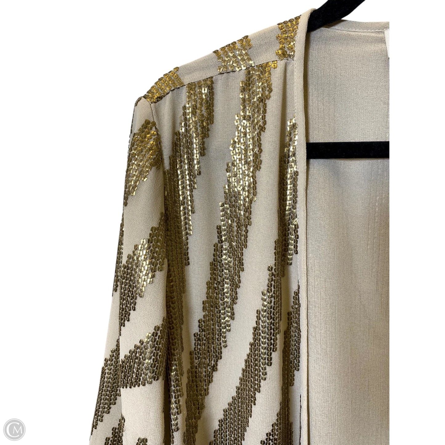 Cardigan By Chicos In Gold, Size: L