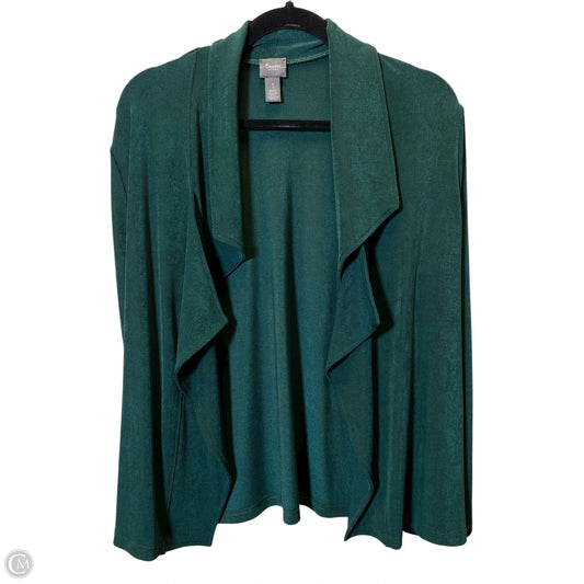 Cardigan By Chicos In Green, Size: M