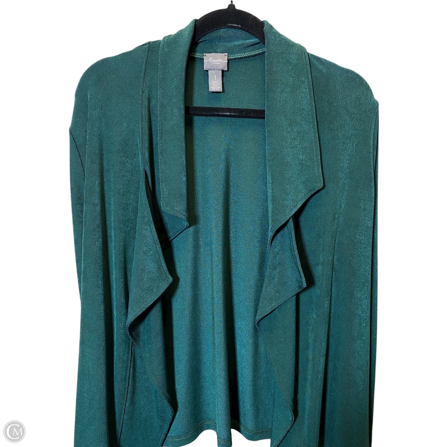 Cardigan By Chicos In Green, Size: M