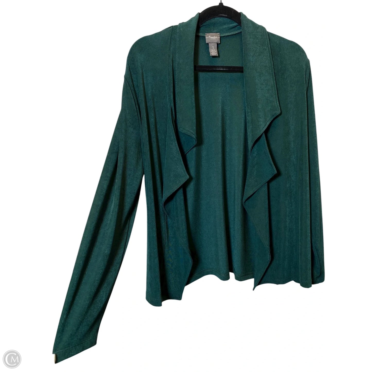 Cardigan By Chicos In Green, Size: M