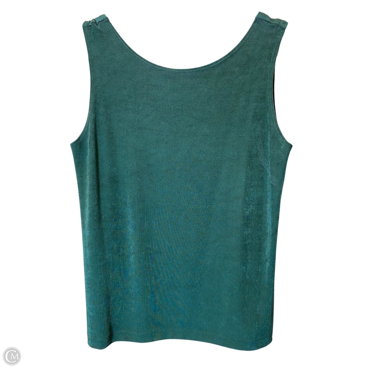 Top Sleeveless By Chicos In Green, Size: M