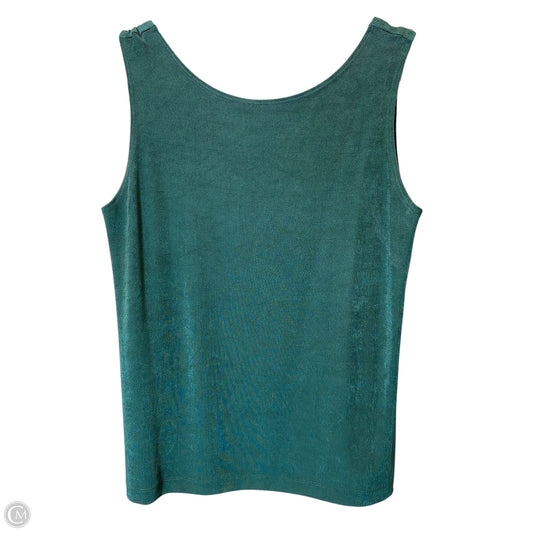 Top Sleeveless By Chicos In Green, Size: M
