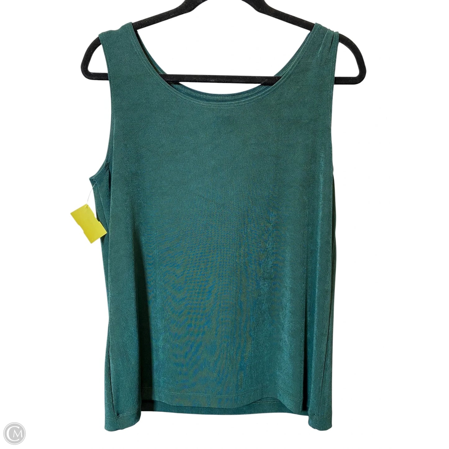 Top Sleeveless By Chicos In Green, Size: M