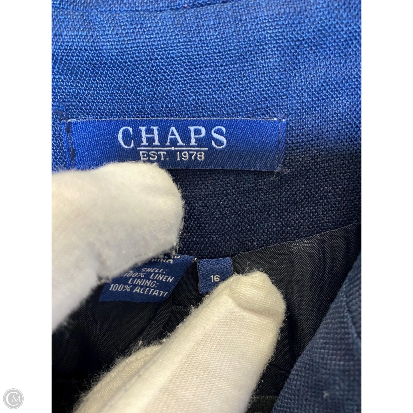 Blazer By Chaps In Navy, Size: 16