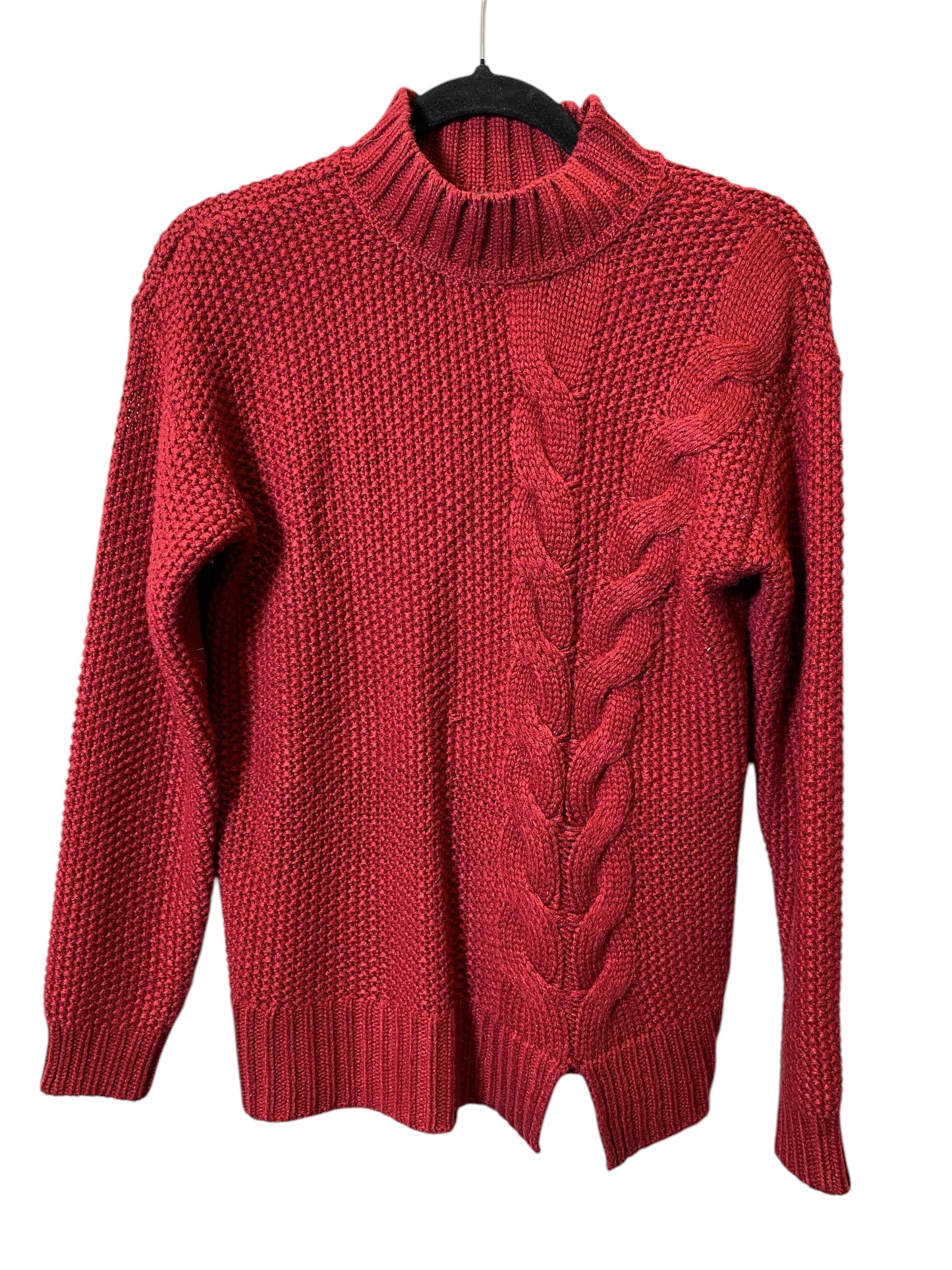 Sweater By Simply Vera In Maroon, Size: S