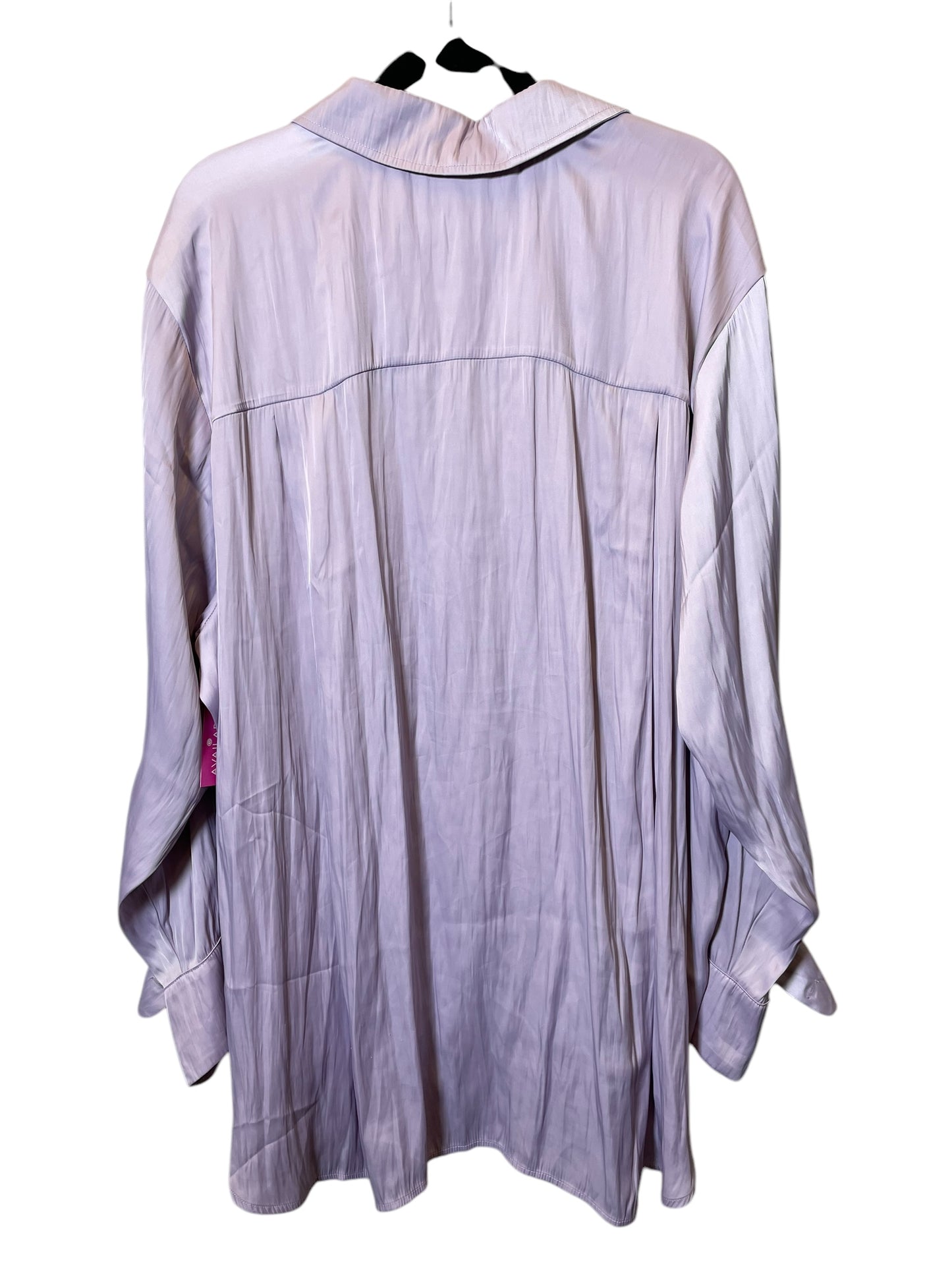 Top Long Sleeve By Lane Bryant In Purple, Size: 3x