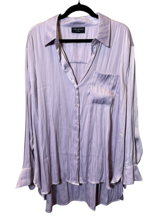 Top Long Sleeve By Lane Bryant In Purple, Size: 3x