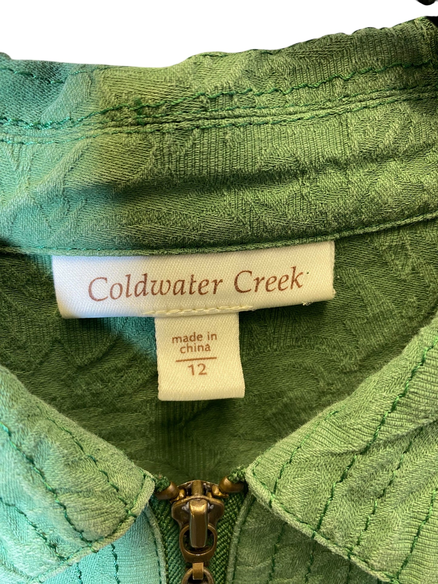 Jacket Other By Coldwater Creek In Green, Size: L