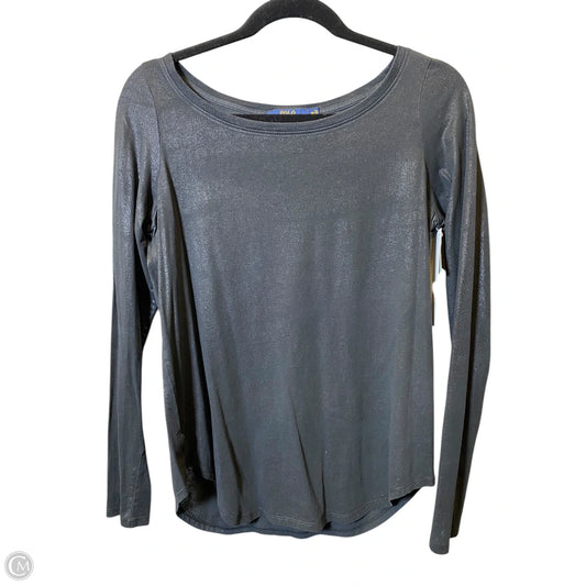 Top Long Sleeve By Polo Ralph Lauren In Black, Size: M