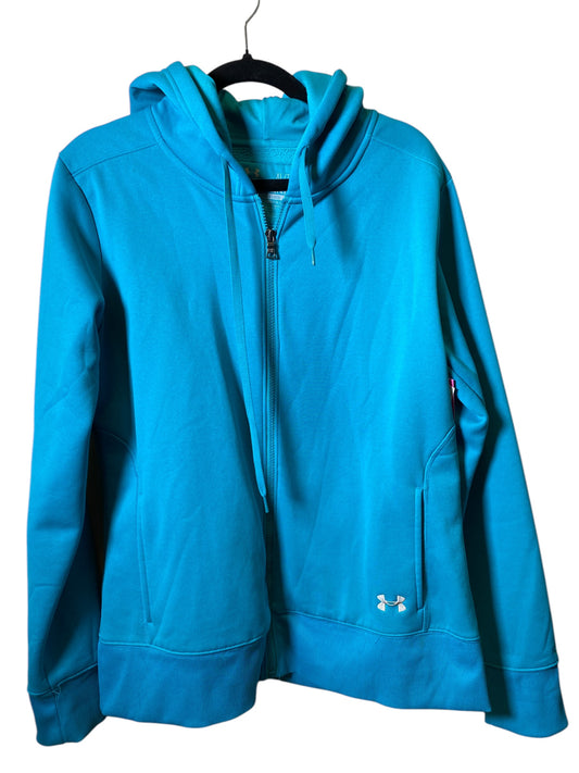 Sweater By Under Armour In Aqua, Size: Xl