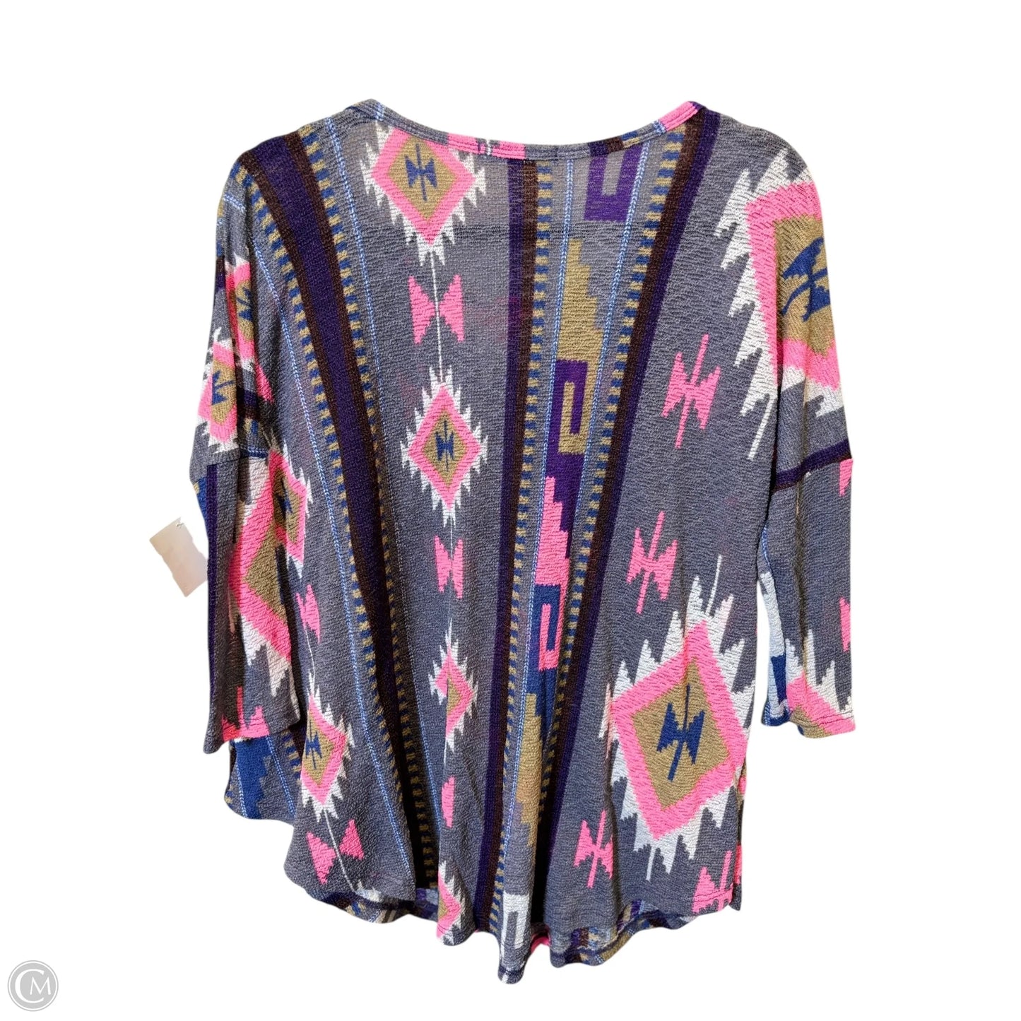 Top Long Sleeve By Cherish In Multi-colored, Size: S
