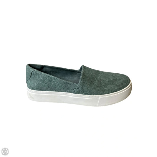 Shoes Flats By Toms In Green, Size: 7.5