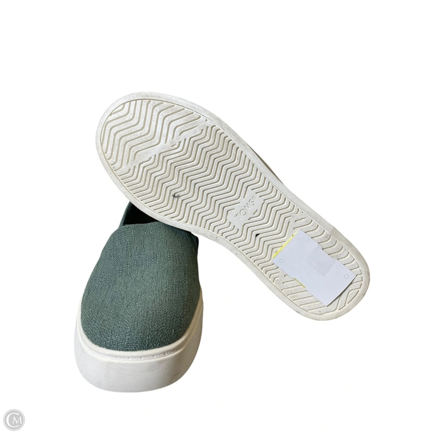 Shoes Flats By Toms In Green, Size: 7.5
