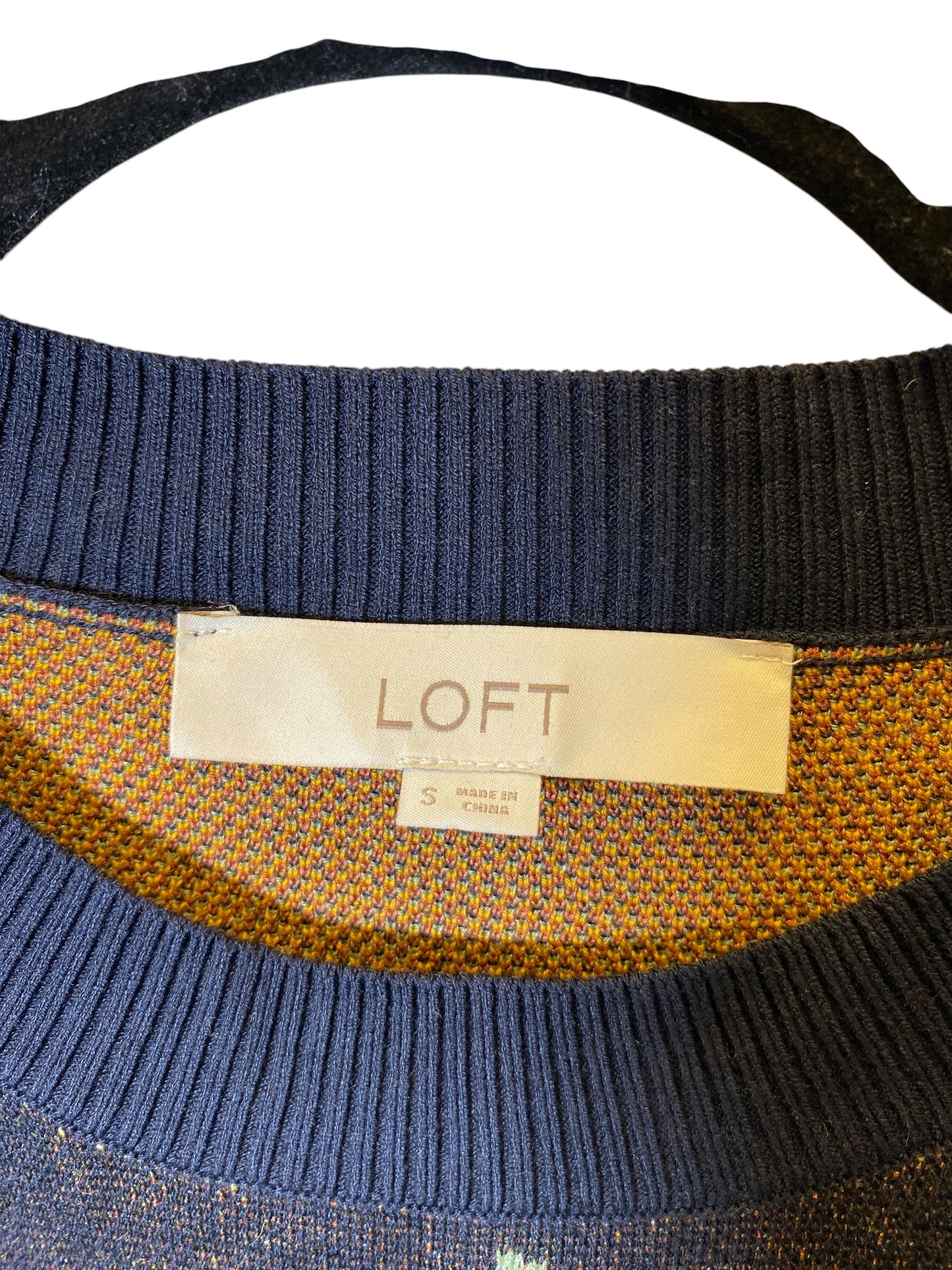 Sweater By Loft In Multi-colored, Size: S