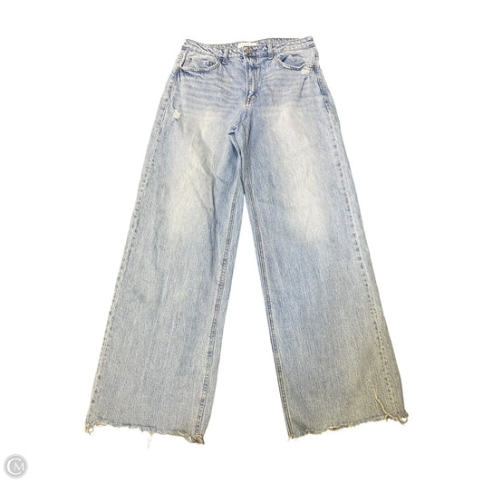 Jeans Wide Leg By Verve In Blue Denim, Size: 12