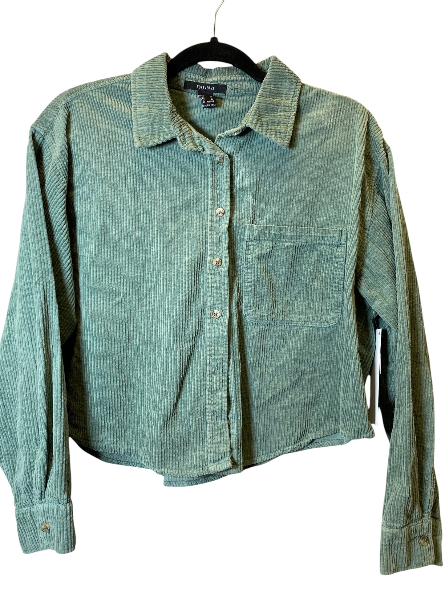 Jacket Other By Forever 21 In Green, Size: M