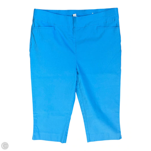 Capris By Chicos In Blue, Size: 10