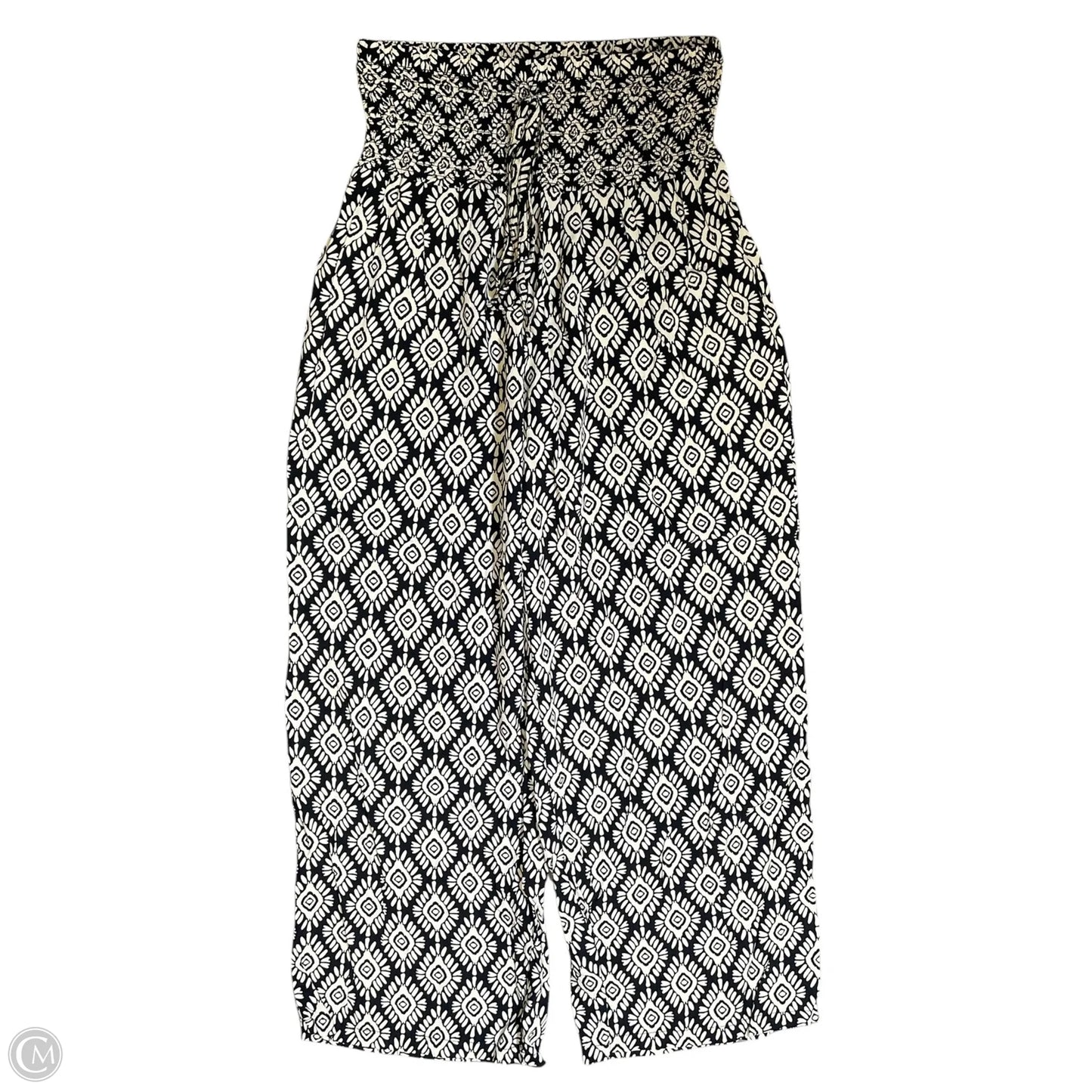 Pants Other By Clothes Mentor In Black & Cream, Size: S