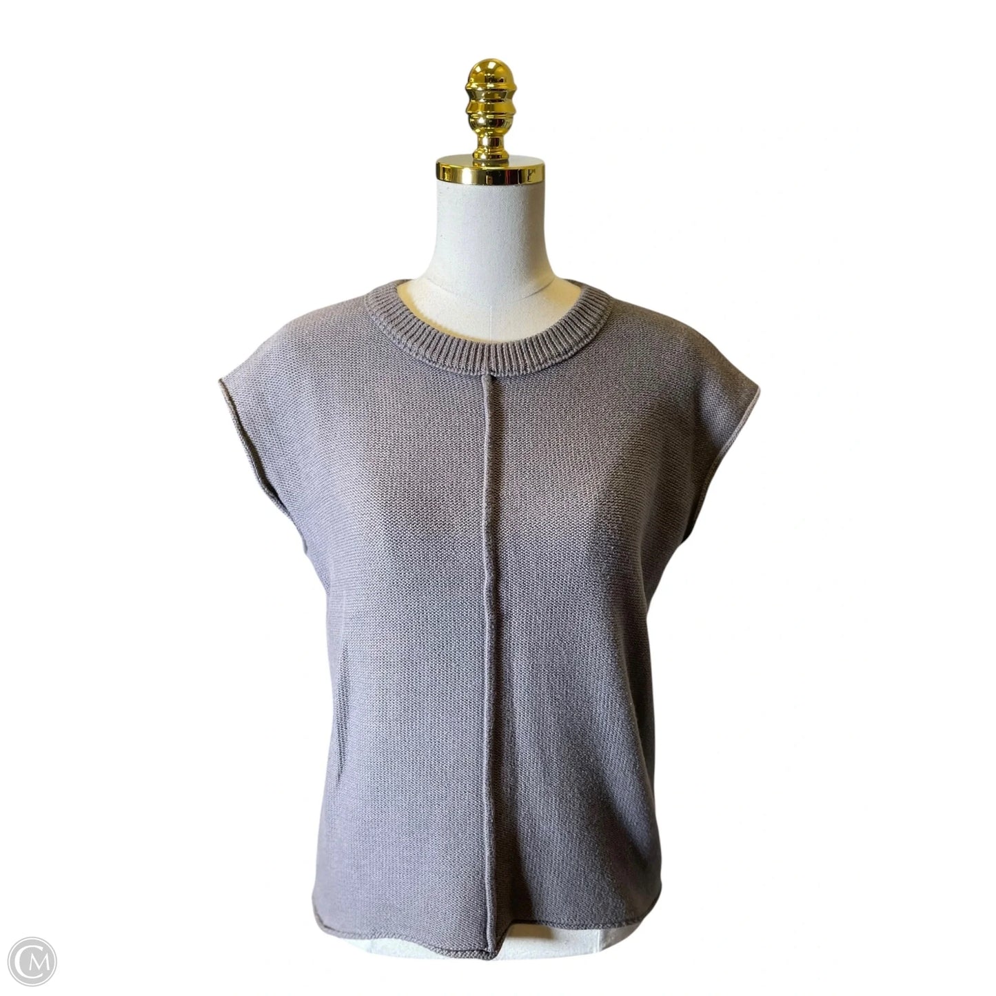 Vest Other By Clothes Mentor In Grey, Size: M