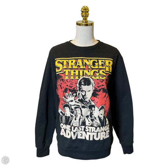 Sweatshirt Hoodie By Clothes Mentor In Black, Size: S
