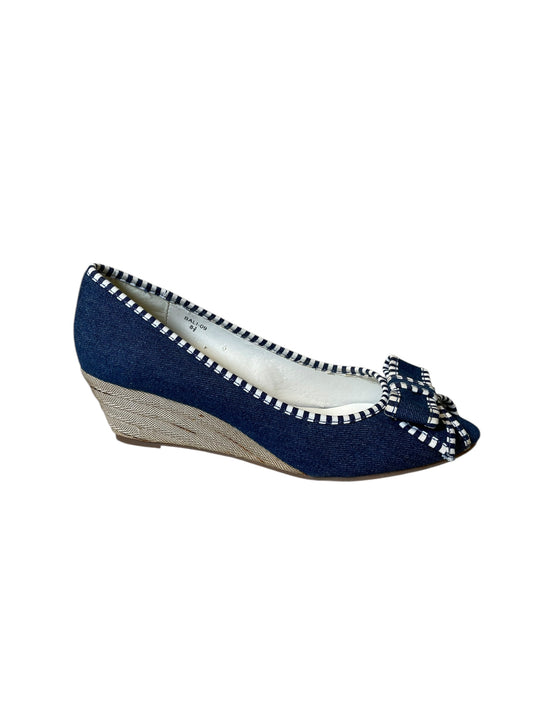 Shoes Heels Block By Clothes Mentor In Blue, Size: 8.5