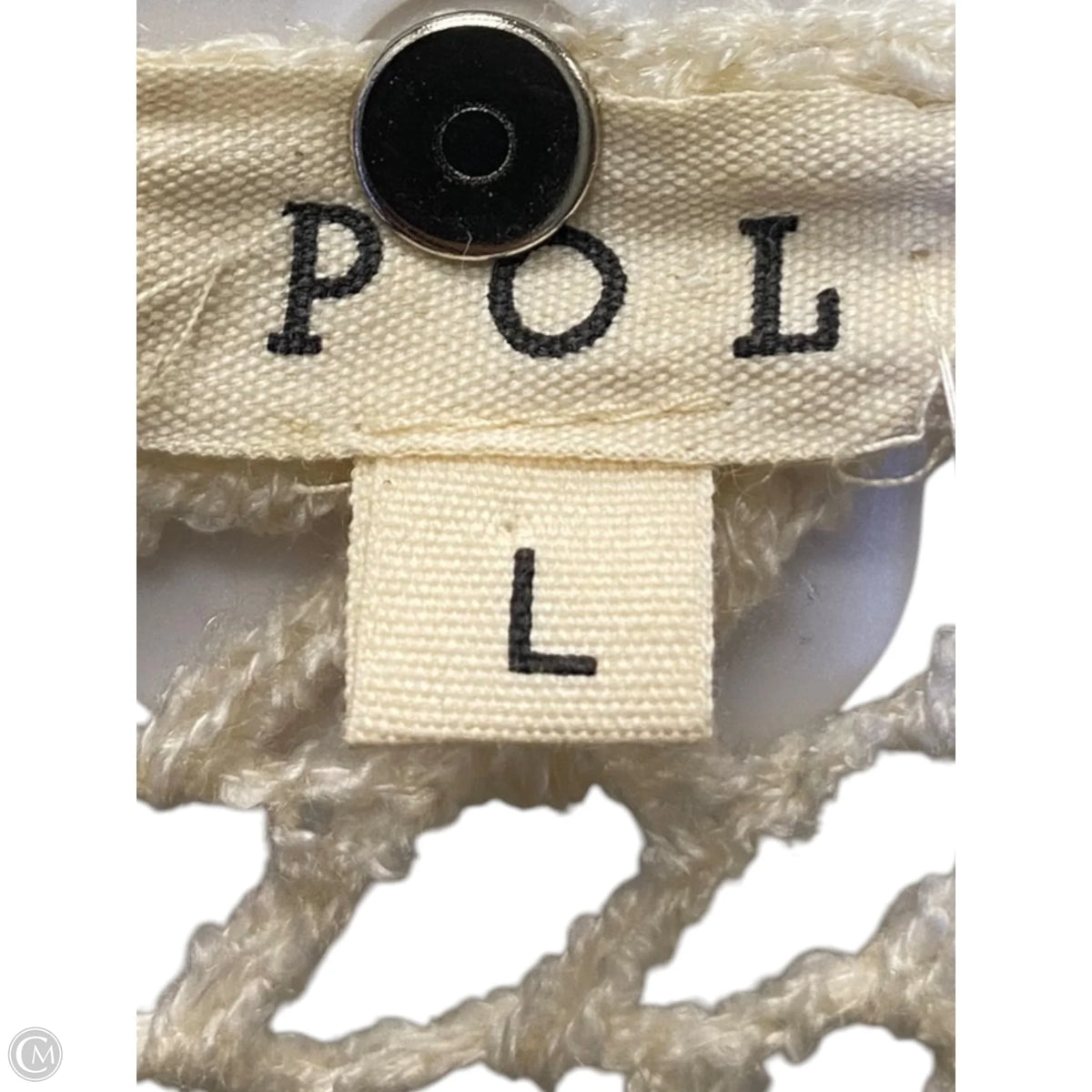 Cardigan By Pol In Cream, Size: L