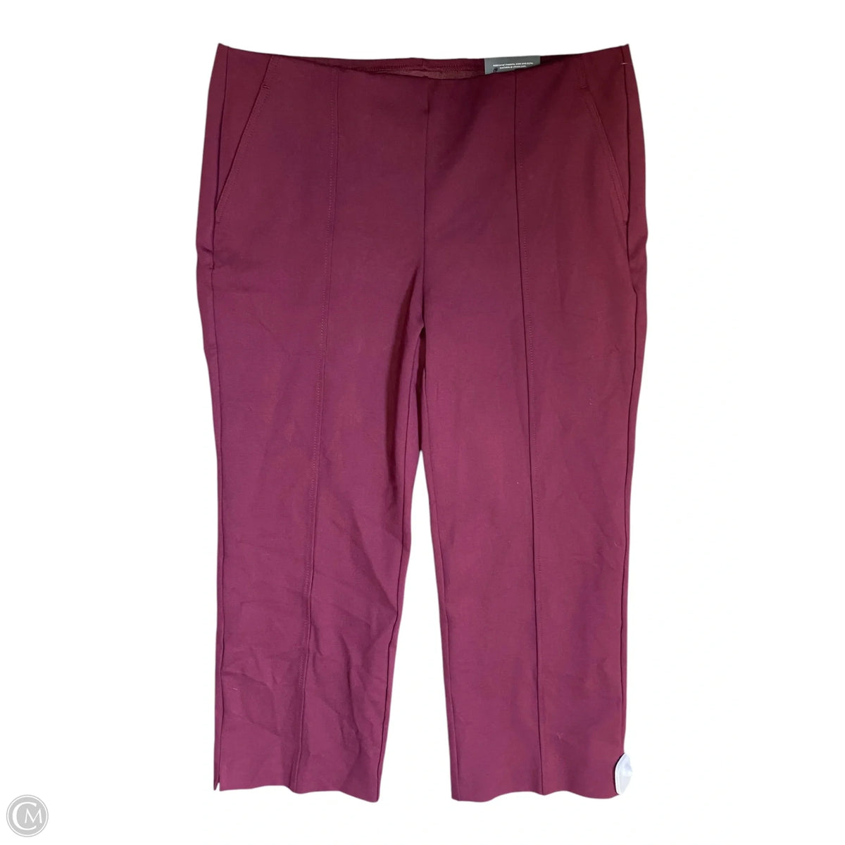 Pants Dress By Chicos In Maroon, Size: 16