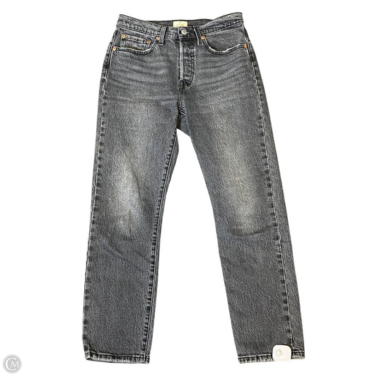 Jeans Straight By Levis In Black, Size: 26