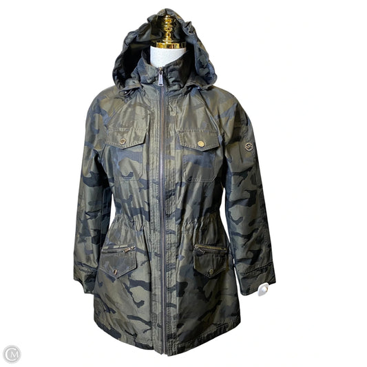 Jacket Designer By Michael Kors In Camouflage Print, Size: S
