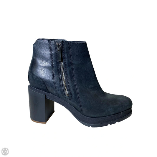 Boots Ankle Heels By Sorel In Black, Size: 8.5