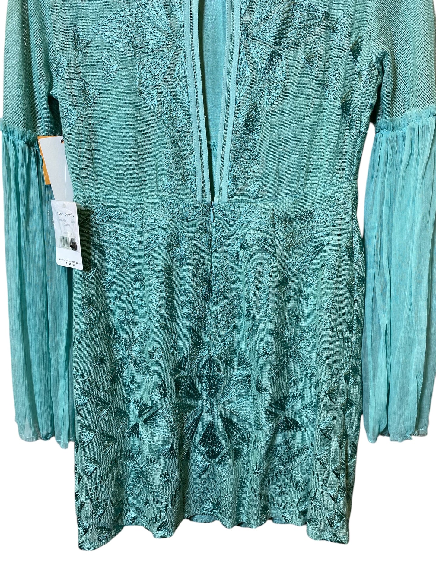 Dress Casual Midi By Free People In Aqua, Size: 2