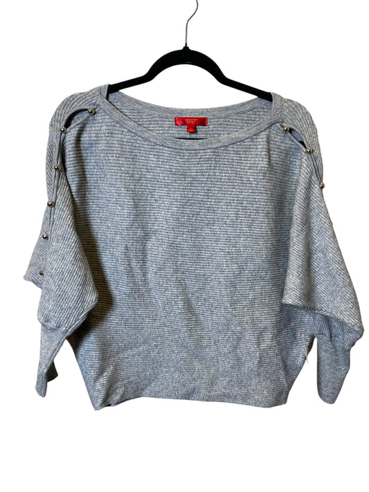 Sweater By Jennifer Lopez In Grey, Size: S