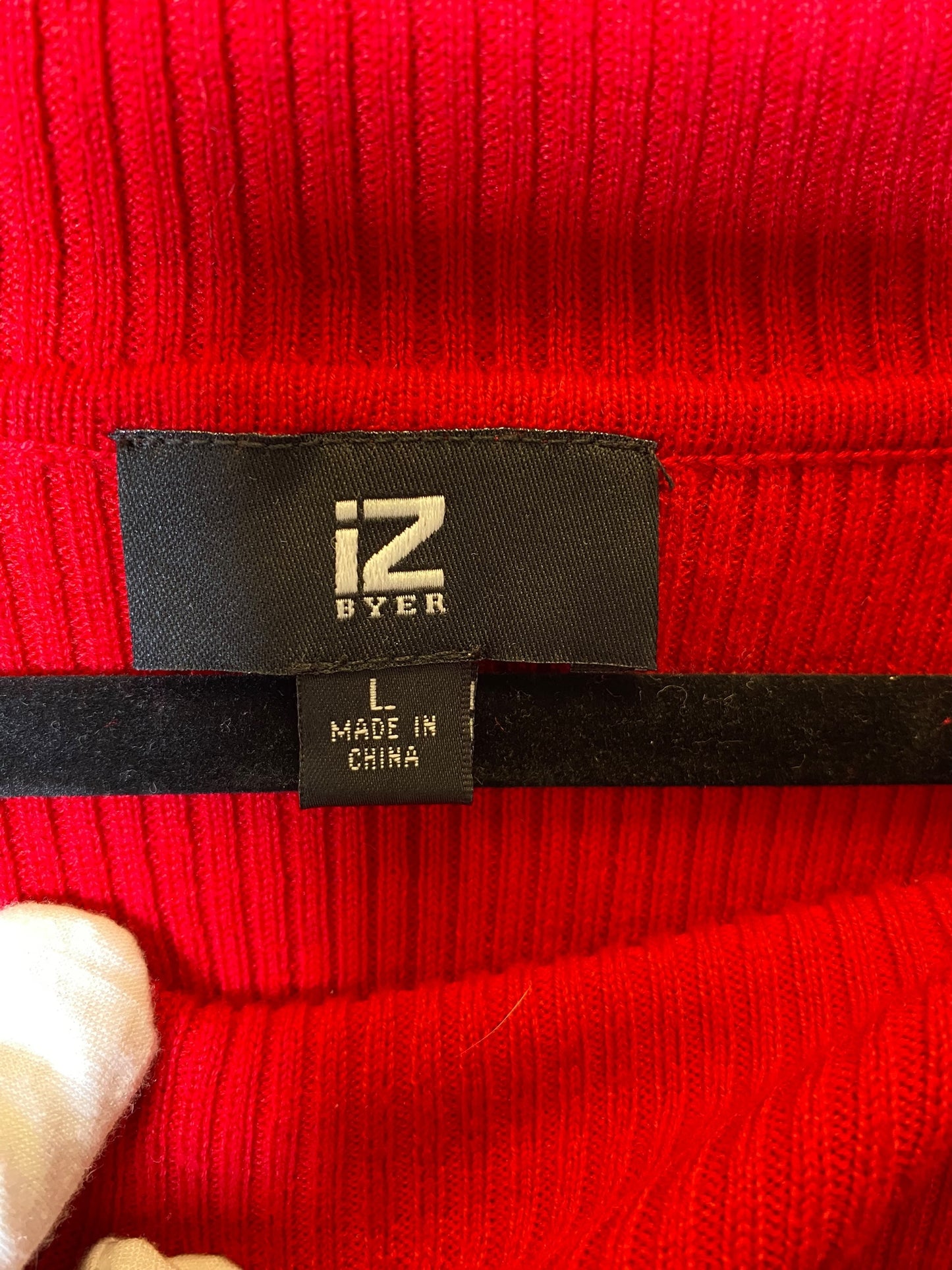 Sweater By Iz Byer In Red, Size: L