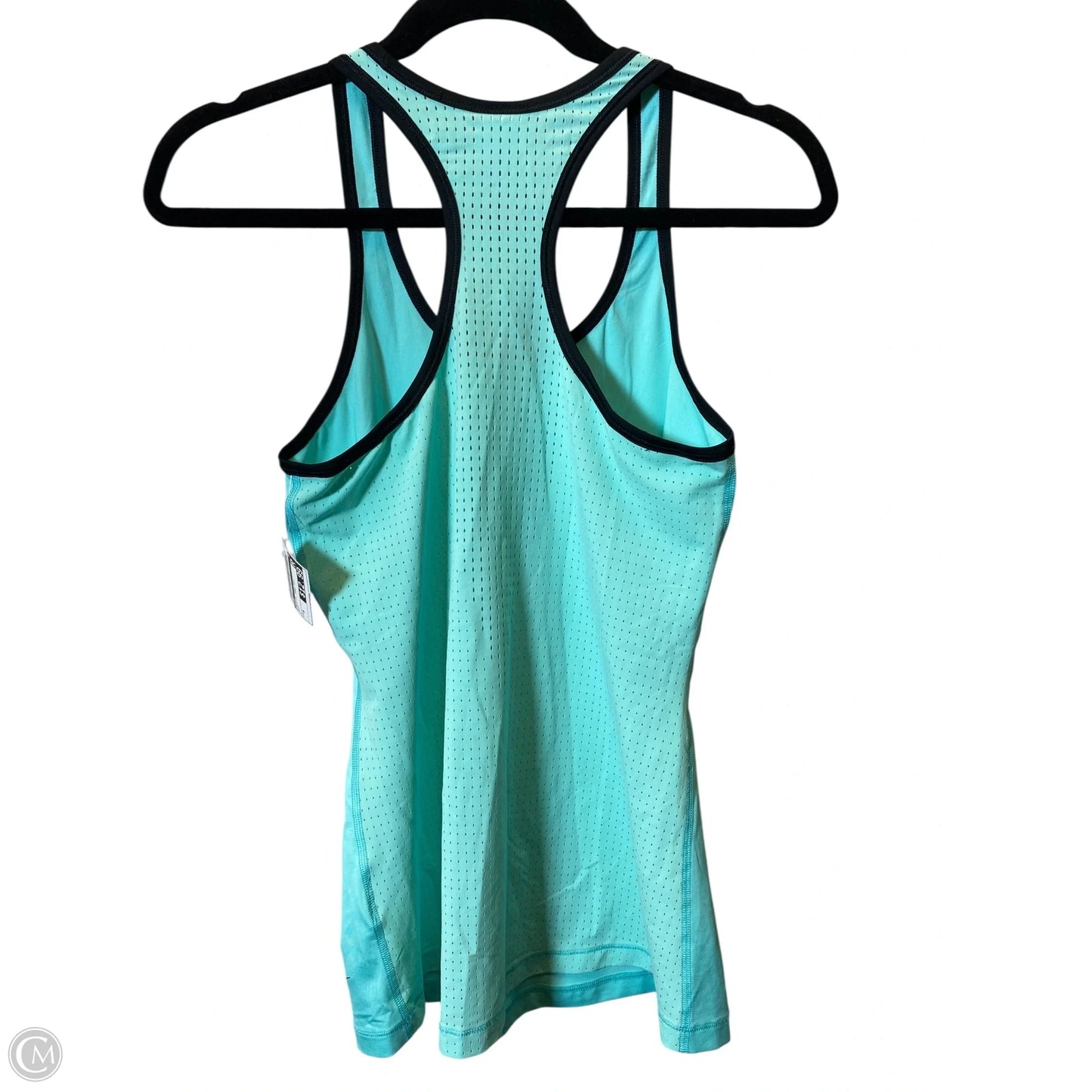 Athletic Tank Top By Nike In Aqua, Size: M