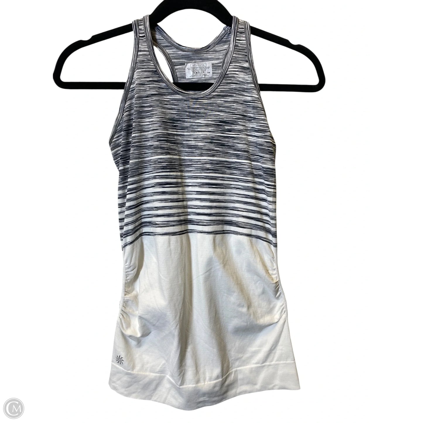 Athletic Tank Top By Athleta In Black & White, Size: Xs